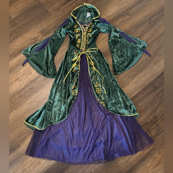 Disney Hocus Pocus Winifred costume size girls medium - Picture 1 of 9